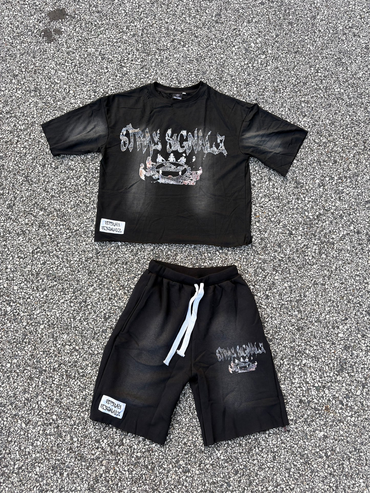 vintage inspired drop shoulder tee