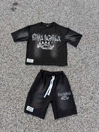 vintage inspired drop shoulder tee