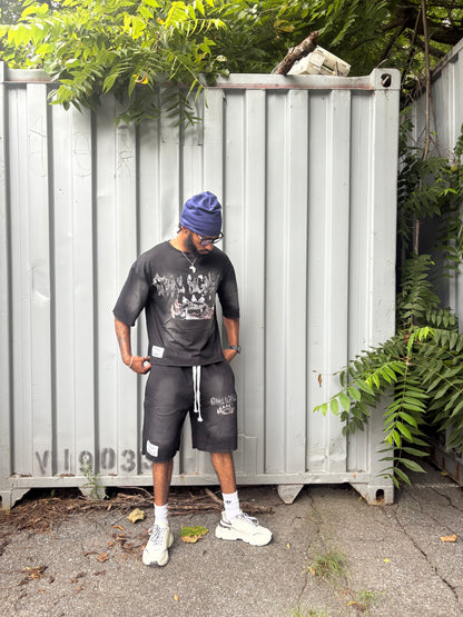 vintage inspired drop shoulder tee