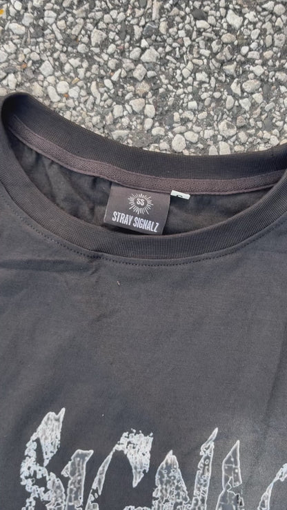 vintage inspired drop shoulder tee